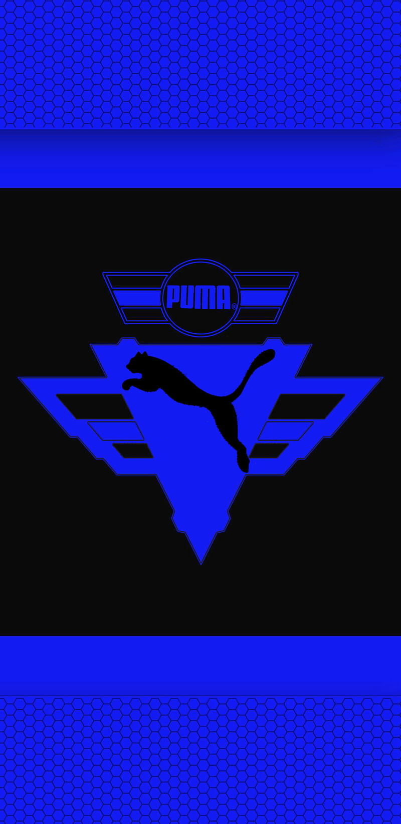 Puma azul brillante, azul, puma, puma negro, puma negro puma azul, Fondo de pantalla de teléfono HD | Peakpx