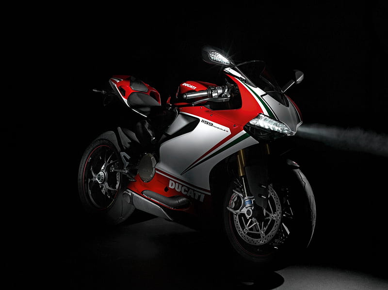 Ducati Panigale, motorcycle, night, superbike, HD wallpaper | Peakpx