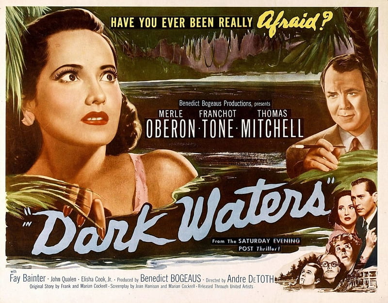 Classic Movies - Dark Waters (1944), Classic Movies, Franchot Tone, Dark Waters Movie, Thomas Michell, Merle Oberon, HD wallpaper