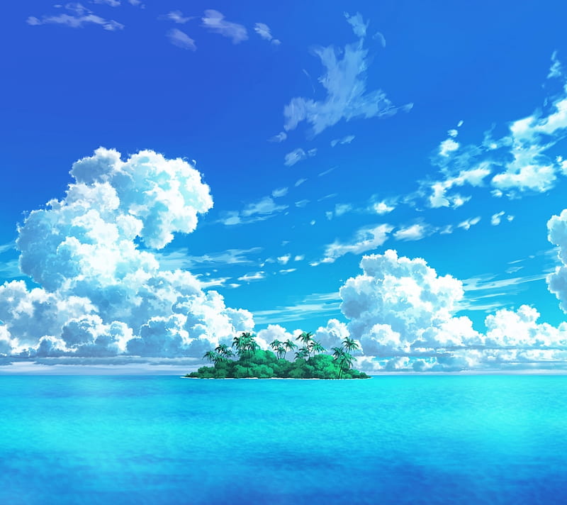 Island Ocean, island, nature, summer, HD wallpaper