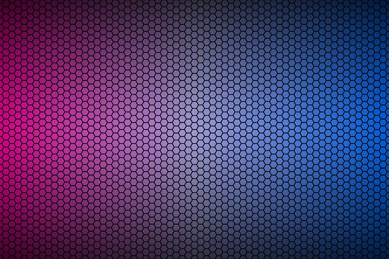 Abstract blue and purple neon geometric hexagonal mesh material background. Perforated metallic technology . Vector abstract backgrounds 1963638 Vector Art at Vecteezy, neon technology, HD wallpaper