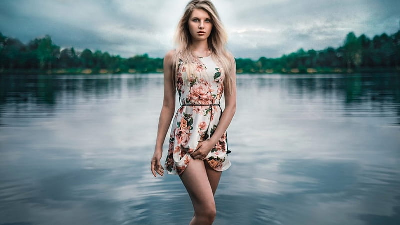 Beautiful situations, Pretty, Situation, Hair, Seductive, Look, bonito, Female, Mood, Model, Face, Fashion, Blonde, Lake, Girl, Woman, Nose, Skirt, Thigh, Sexy, Lovely, Attractive, Charming, Eyes, Nice, Style, Structure, Beauty, HD wallpaper