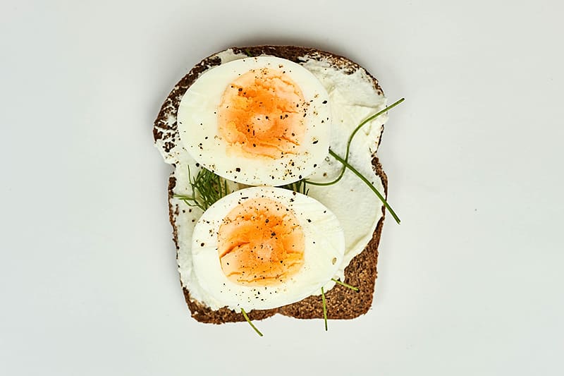 Bread with Boiled Eggs, Gastronomy, Boiled eggs, Bread, Food, HD wallpaper