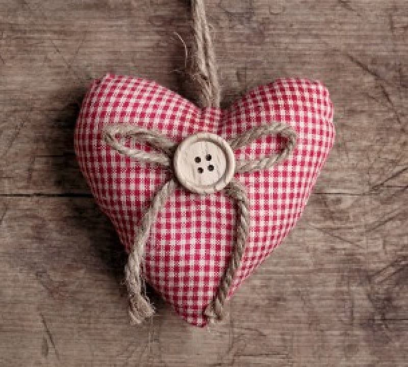 Love Heart, romantic, love, heart, valentine, handcraft, wood, HD wallpaper