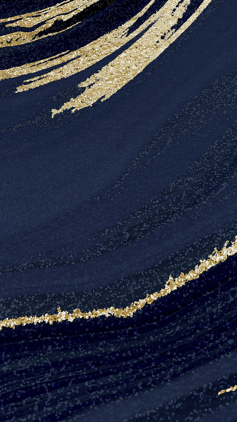 Marble Blue Gold Background . , PNG Stickers, & Background, Navy Blue and Gold Marble, HD phone wallpaper