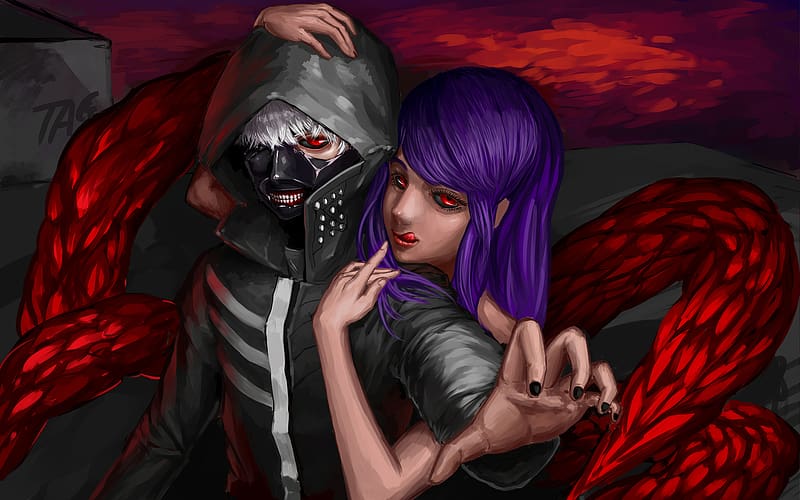 havenshaw: Red and black Kagune  Tokyo Ghoul arm knife profile picture for  discord