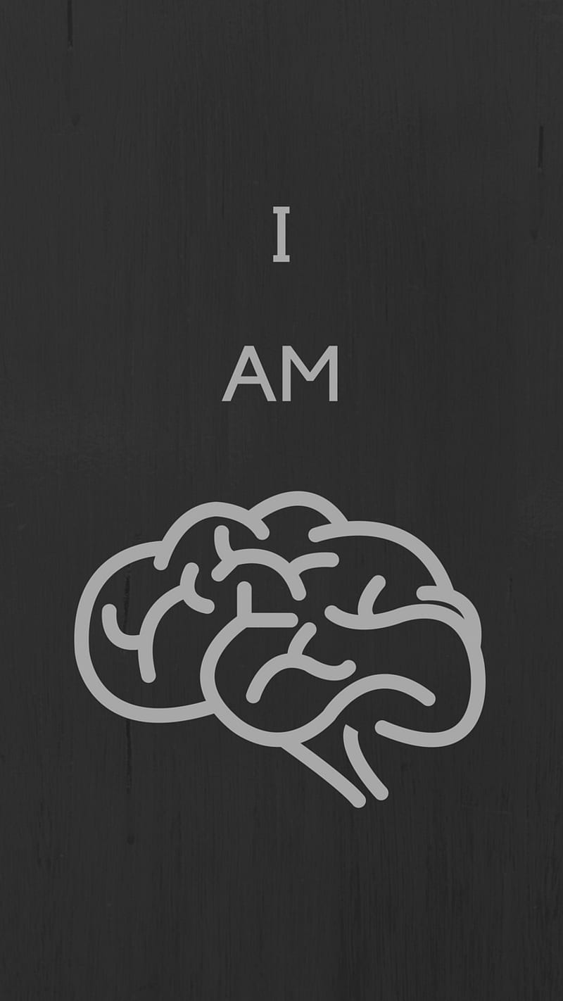 i am genius, black, brain, dark, dead, geek, genius, grateful, mistakes, new, trending, HD phone wallpaper