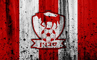 FC Beitar Jerusalem, grunge, Ligat haAl, logo, football club, Israel ...