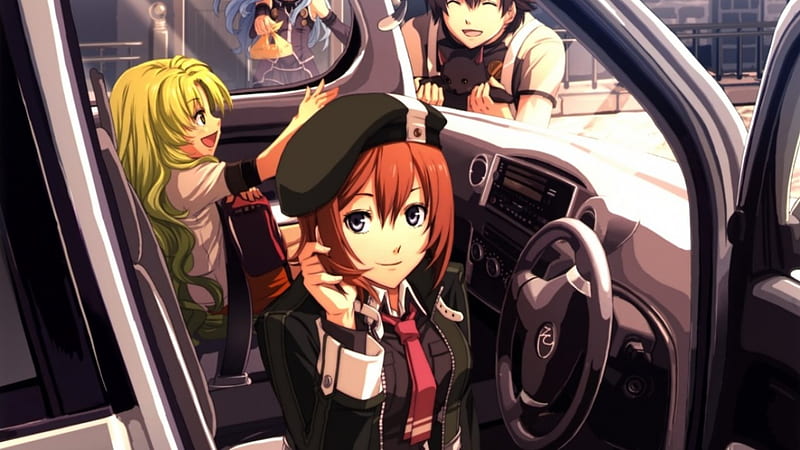 Time to go, Travel, Leaving, Anime, Car, HD wallpaper