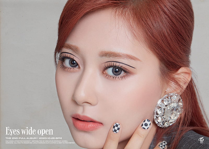 Tzuyu, chou tzuyu, eyes wide open, i cant stop me, kpop, more and more, twice, HD wallpaper