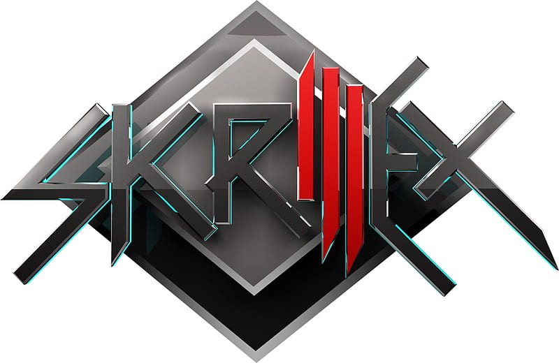 Skrillex, red, symbol, skrillex logo, white, HD wallpaper | Peakpx