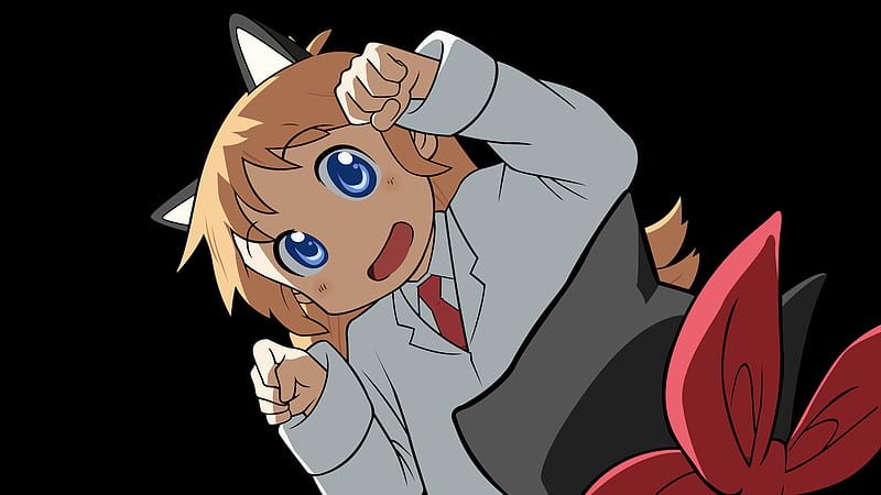 Black Cat, Red Bandana, Nichijou