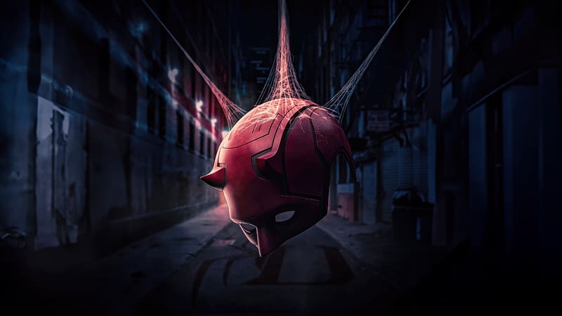 Daredevil Iconic Mask, daredevil, artist, superheroes, artwork, digital-art, mask, HD wallpaper