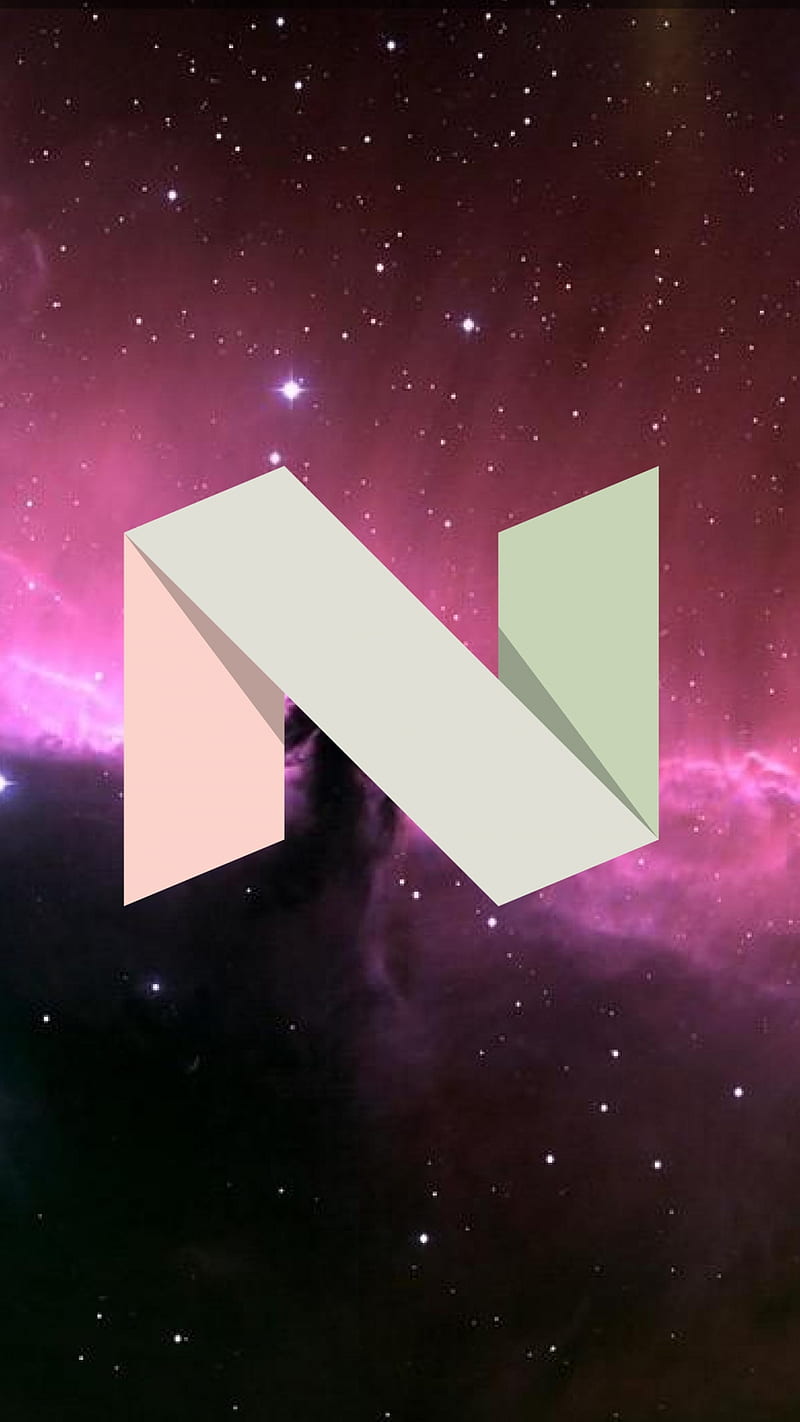 Android nougat, android, colorful, google, nougat, stars, system 7, HD phone wallpaper
