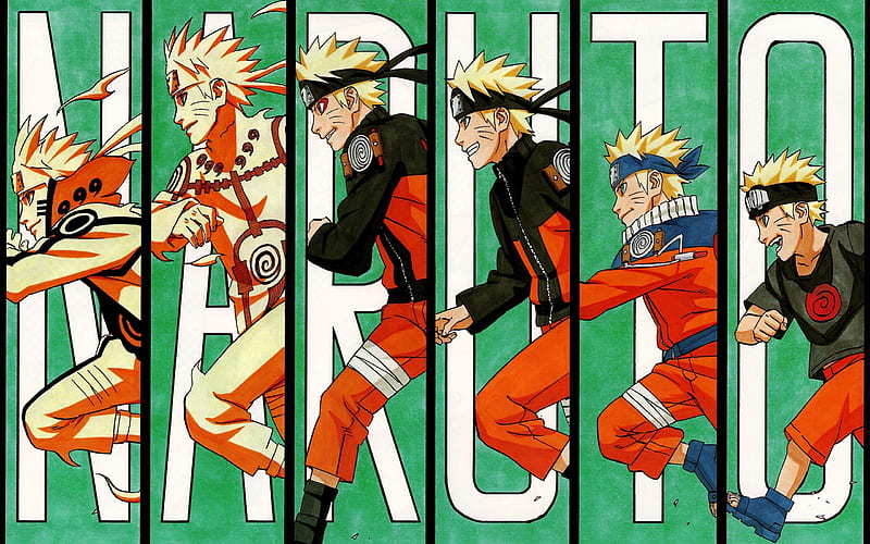 Evolution of Naruto, growing up, storm3, naruto, naruto uzumaki, HD wallpaper