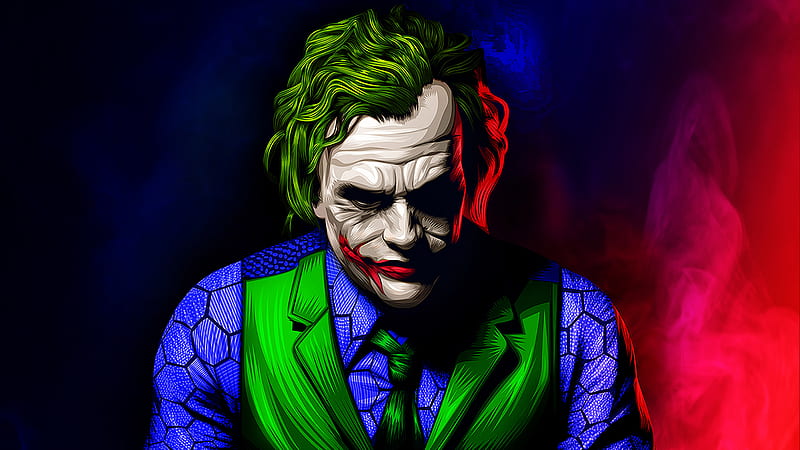 Art Of Joker New, joker, superheroes, supervillain, artwork, behance, HD wallpaper
