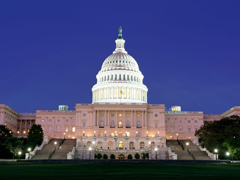 US Capitol Building, cool, HD wallpaper