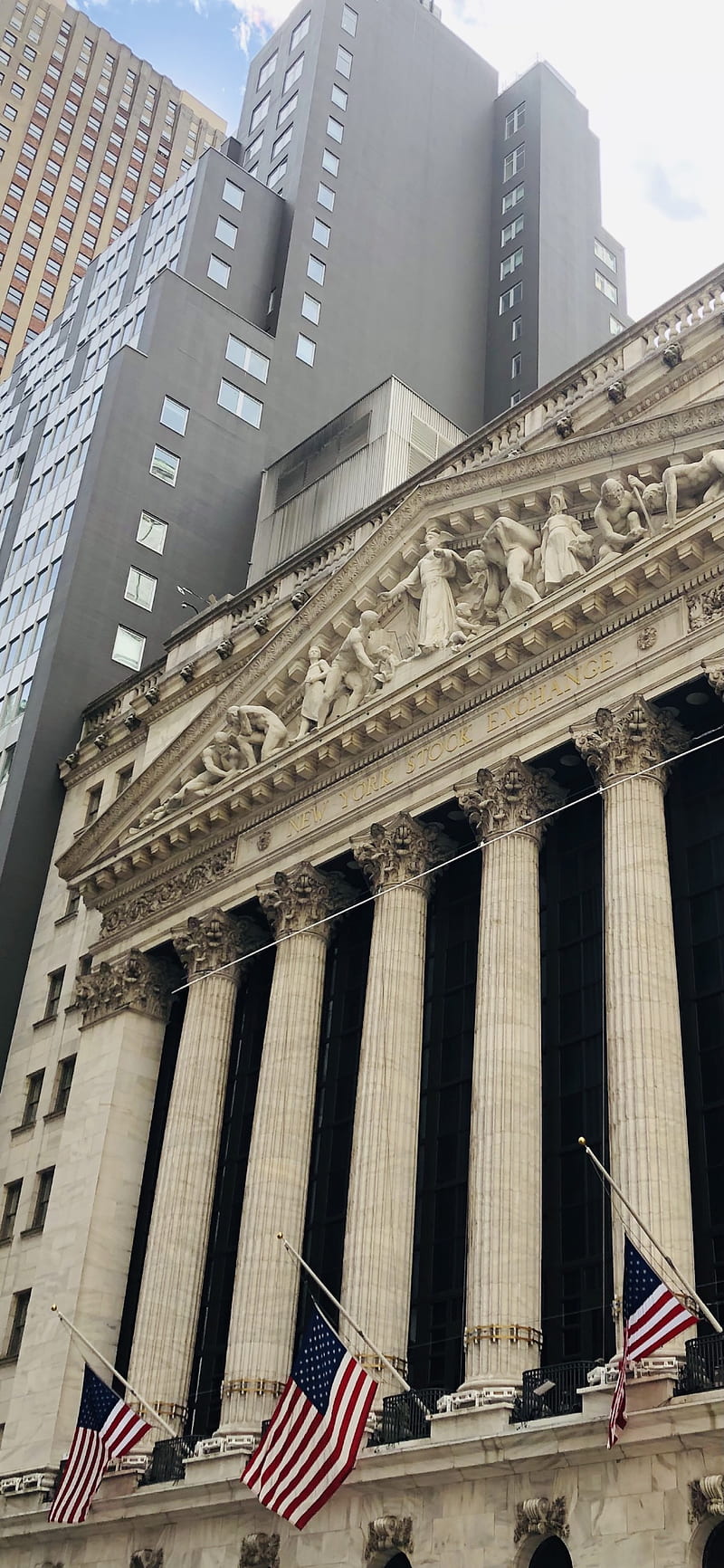 NY Stock Exchange, city, new york, ny, nyc, stoche, HD phone wallpaper