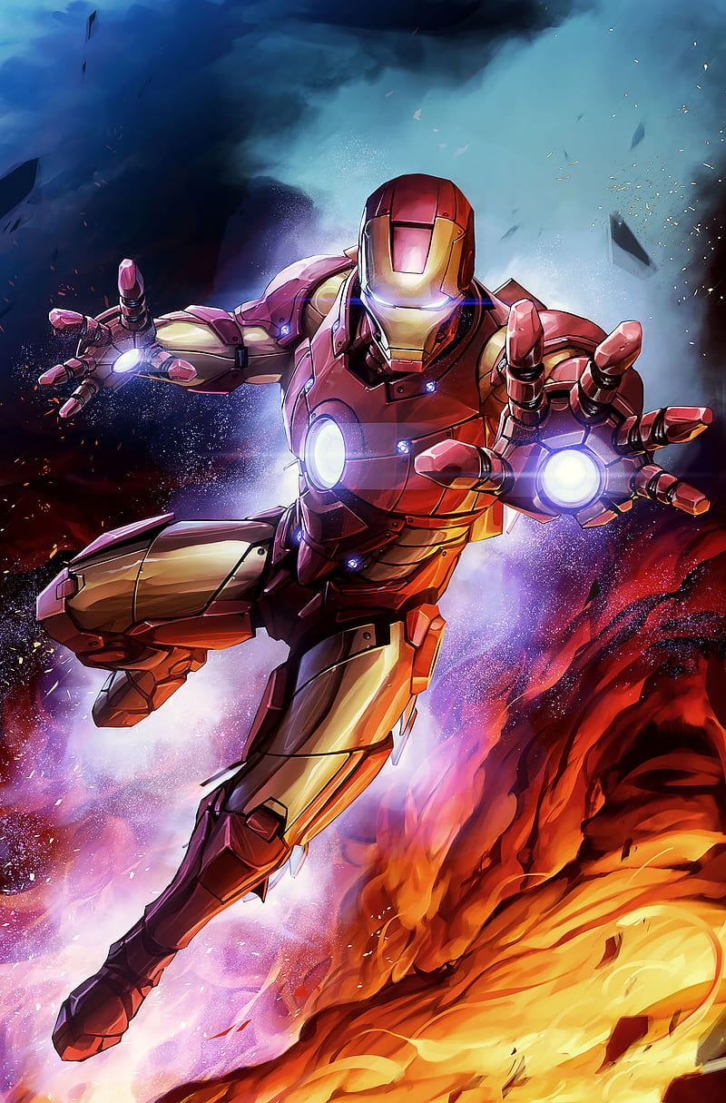Iron Man, comics, marvel, tony stark, HD phone wallpaper | Peakpx