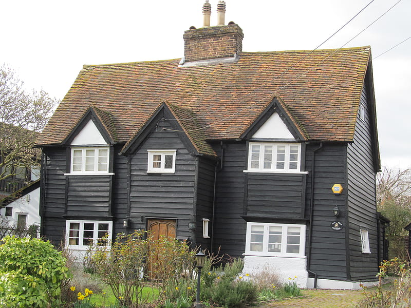 Old Ship Cottage, Southfleet, Cottages, Dwellings, Houses, Kent, UK, HD wallpaper