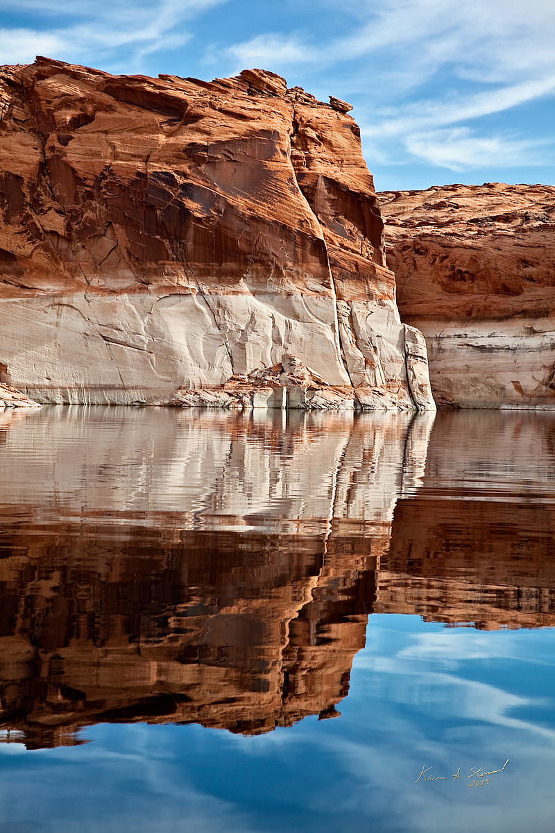 BSI Lake Powell 01, beautifullyscene, canyon, cliff, landscapes, nature, navajo, reflection, scenery, water, HD phone wallpaper