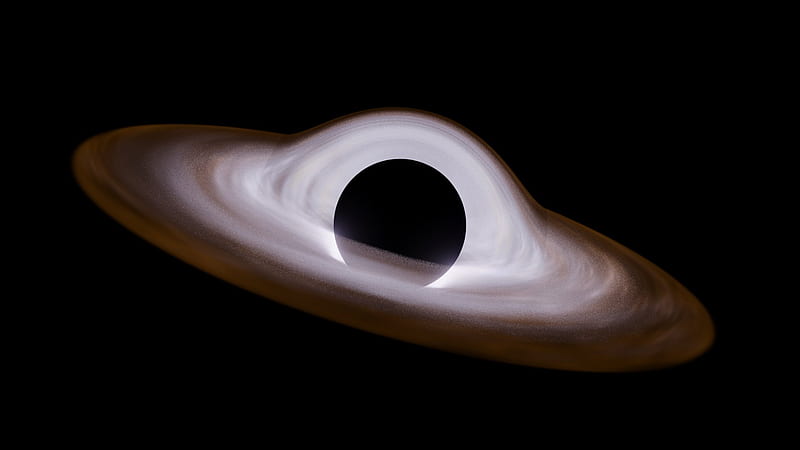 Massive Black Hole, Black Hole 3D, HD wallpaper