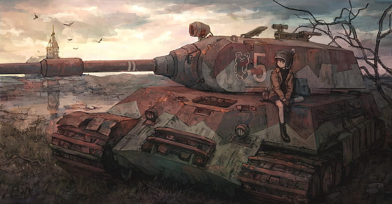 Anime, Girls und Panzer, Tank, HD wallpaper