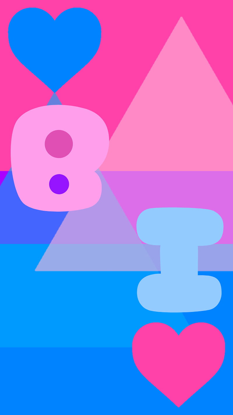 Bi pride, bi, biangles, bisexual, pride, proud, HD phone wallpaper