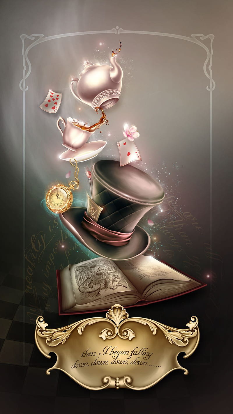 Magic, art, book, cards, fantasy, hat, witch, HD phone wallpaper
