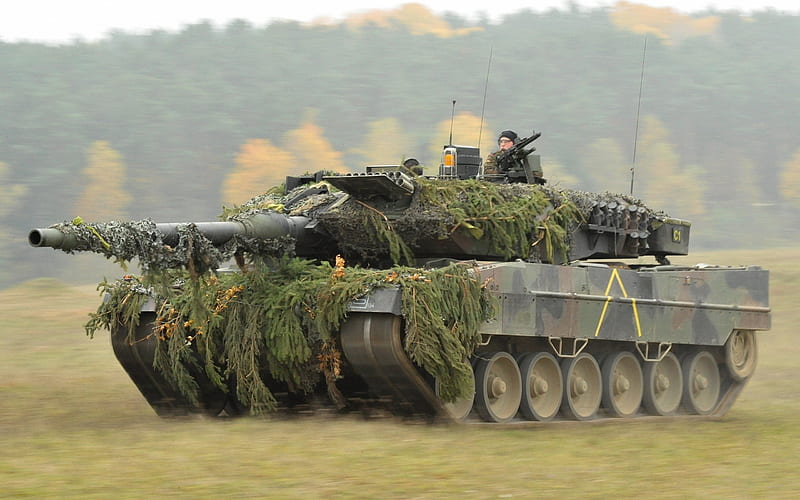 german tank, german army, leopard 2a, camouflage, leopard 2, HD wallpaper