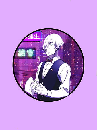 Death parade anime série de tv pintura diamante dos desenhos animados  chiyuki e decim cartaz ponto