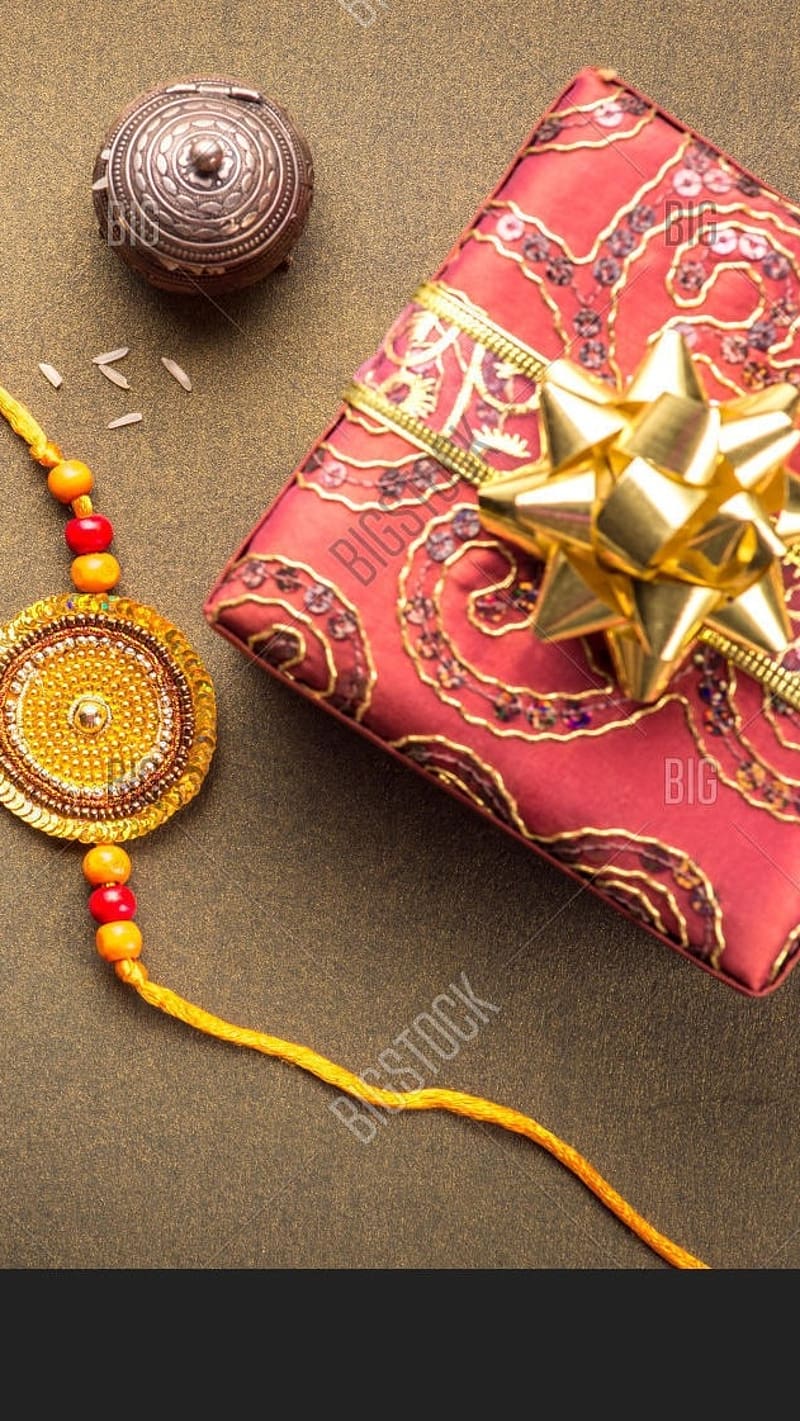Raksha Bandhan with Gift Wrap, raksha bandhan, gift wrap, HD phone wallpaper