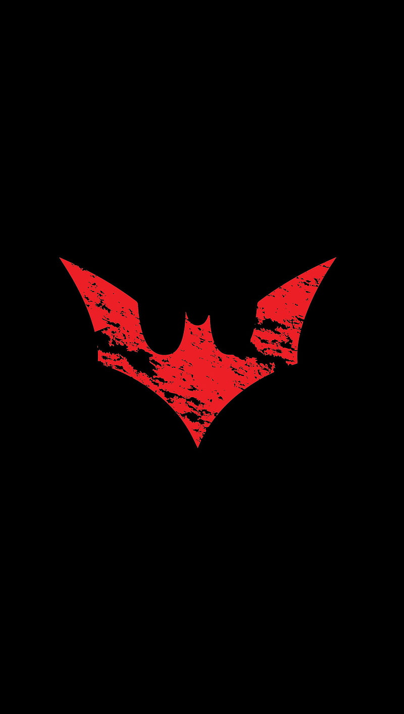 Batman-logo-red, batman, logo, red, HD phone wallpaper | Peakpx