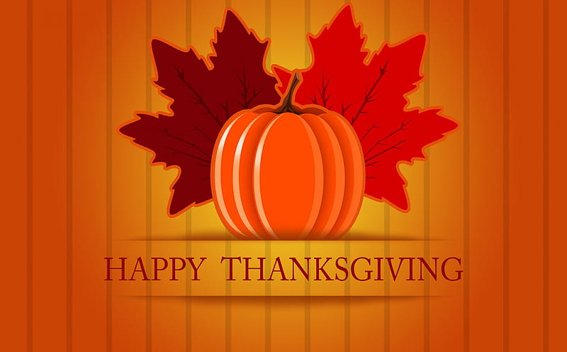 Thanksgiving Greetings, Fall, leaves, Thanksgiving, pumpkin, Autumn, Happy Thanksgiving, HD wallpaper