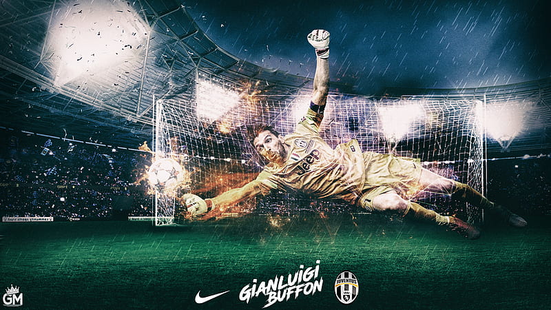 Soccer, Gianluigi Buffon, Juventus F.C., HD wallpaper