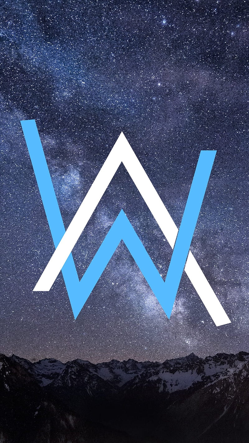Alan walker, logotipo, estrellas, Fondo de pantalla de teléfono HD | Peakpx