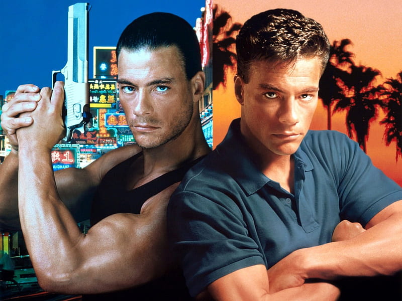 DOUBLE IMPACT, DUAL ROLE, TWINS, CHAD AND ALEX, VAN DAMME, HD wallpaper