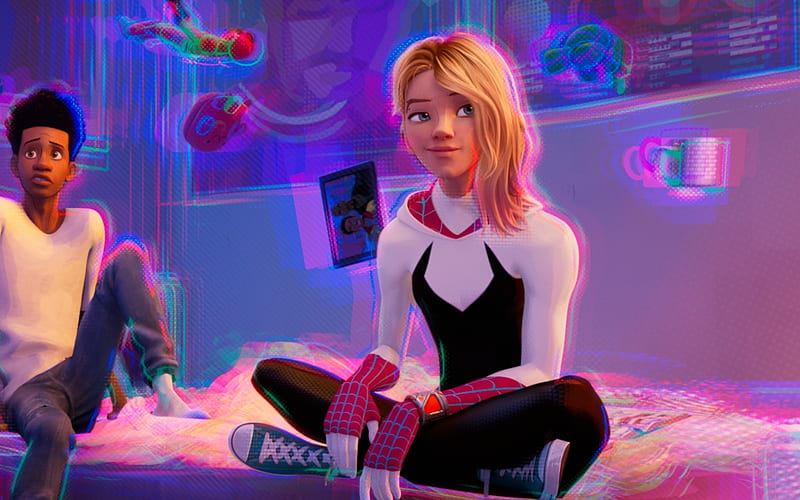 Gwen Stacy In Spider Man Across The Spider Verse , Movies , , And Background Den, Peter Parker and Gwen Stacy, HD wallpaper