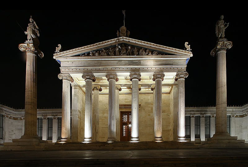 Athens-by-Night, bonito, by-night, athens, HD wallpaper
