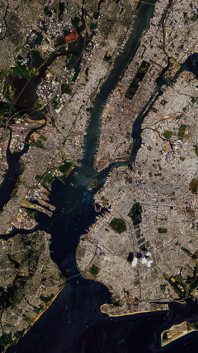aerial view, vertical, New York City, HD phone wallpaper