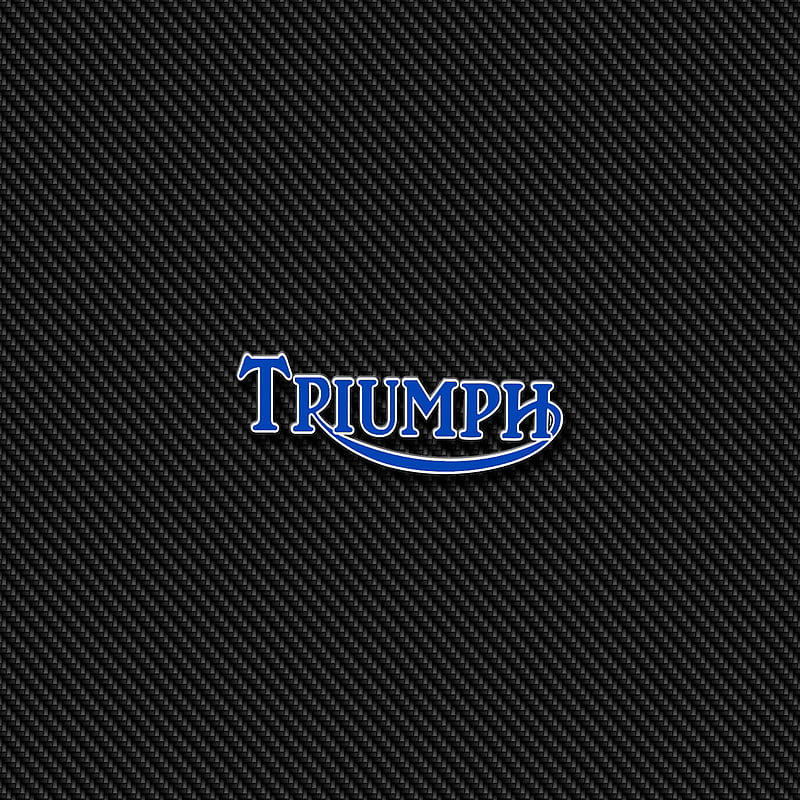 Triumph Carbon, badge, emblem, logo, motorcycle, HD phone wallpaper