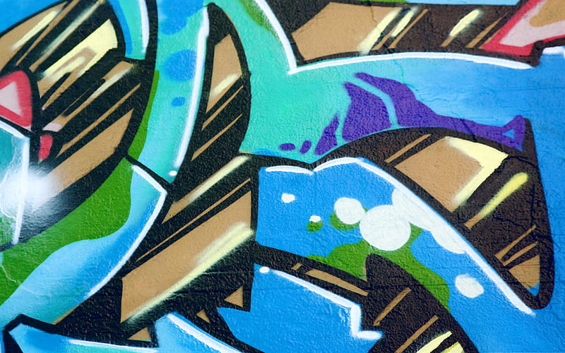 blue graffiti art-Personalized Graffiti Art, HD wallpaper