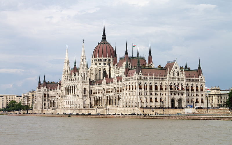 The Hungarian Parliament Building, architecture, hungarian parliament building, hungary, buildings, HD wallpaper
