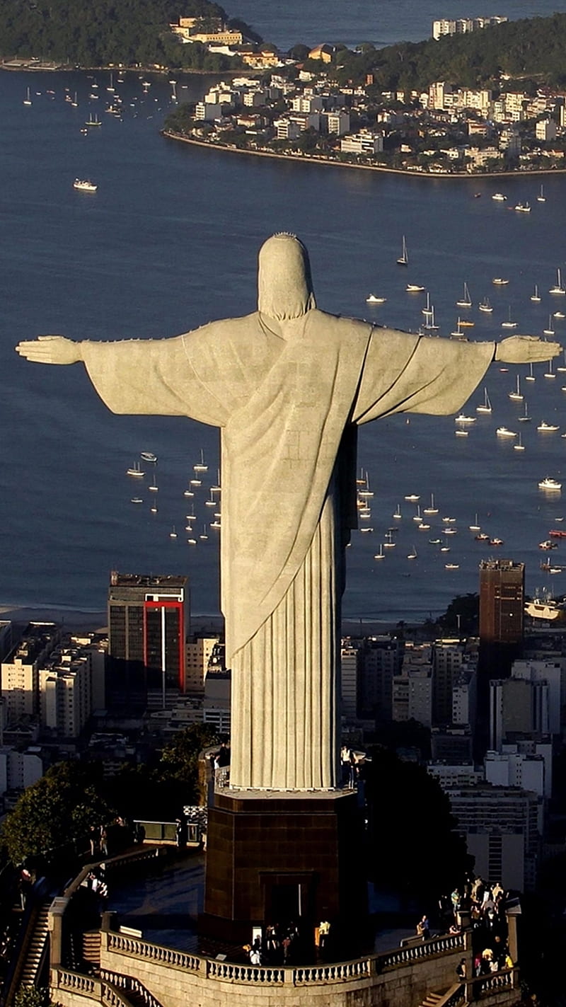 Redeemer, brazil, brazil, christ, god, jesus, statue, HD phone wallpaper
