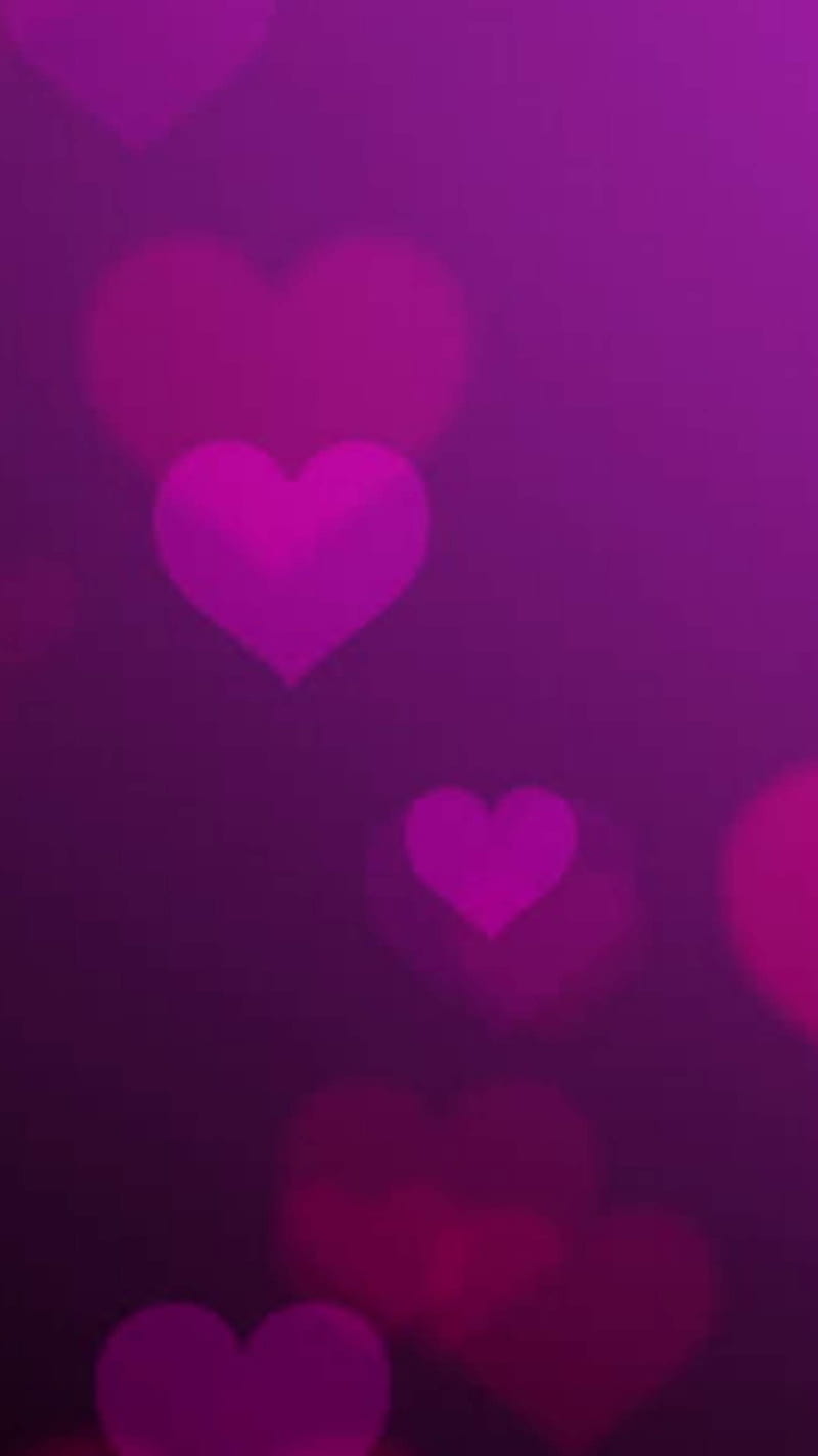 720x1280px, background purple, heart, valentinesday, HD phone wallpaper