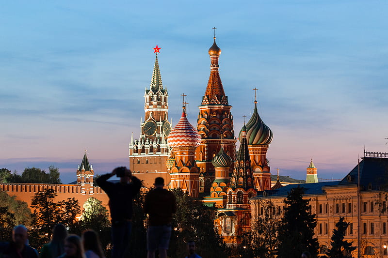 Moscow, modern, russia, kremlin, HD wallpaper