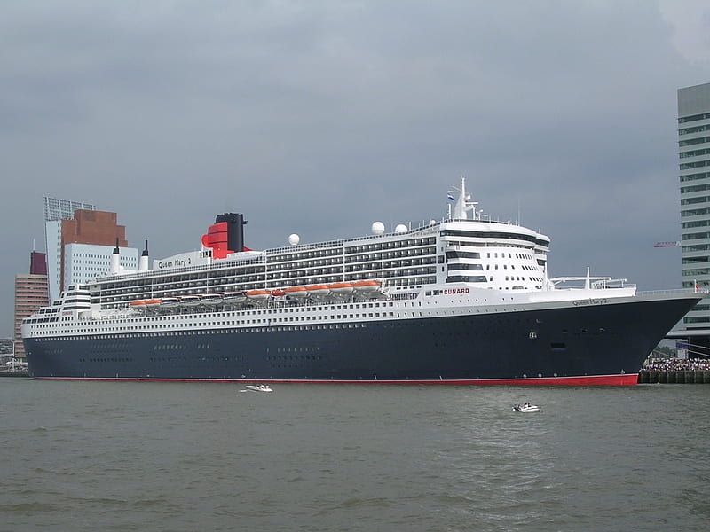 Queen Mary 2, queen, cruise, mary, cruiseship, HD wallpaper