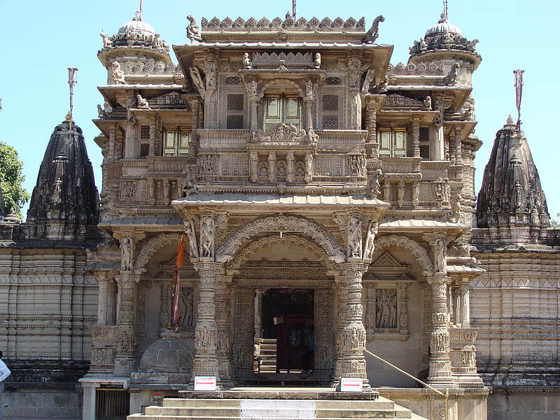 : The grand 1848 Hutheesing Jain Derasar, city's best known Jain temple, HD wallpaper