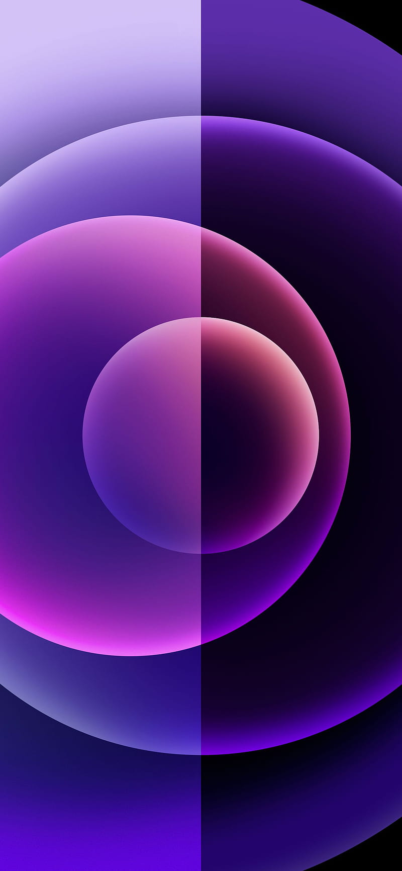 iPhone 12 Orbs Purple. DUAL - Central. iphone neon, Original iphone , Apple iphone, HD phone wallpaper