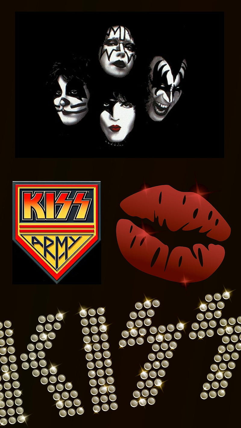 Kiss, hard rock, heavy metal, music, rock stars, HD phone wallpaper